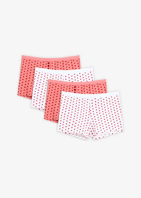 Lot de 4 boxers femme, bonprix