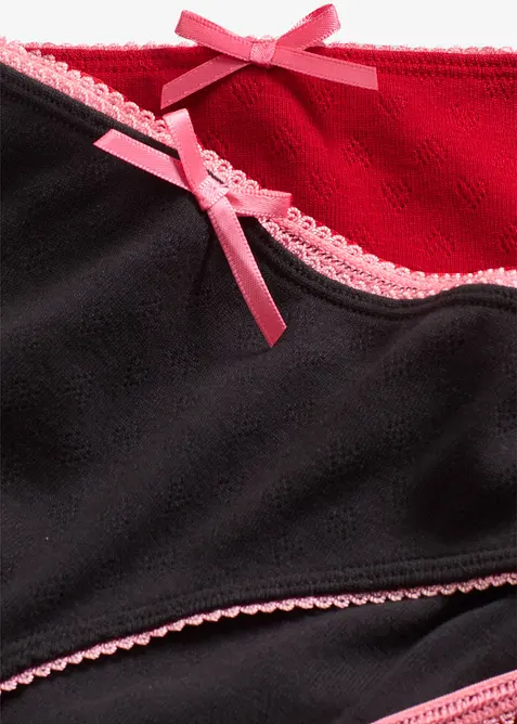 Slip in Ajour-Optik (5er Pack), bonprix