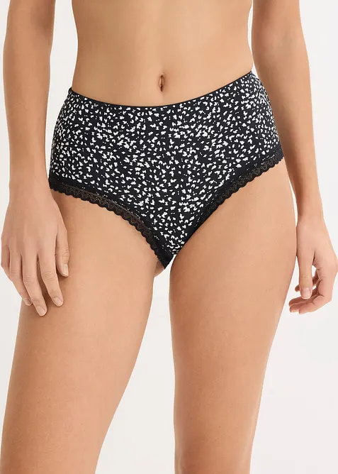 Maxipanty mit Spitze (4er Pack), bonprix