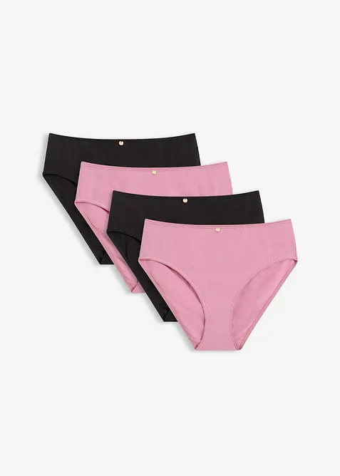 Maxislip mit Spitze (4er Pack), bonprix