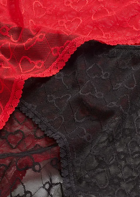 Maxislip aus Spitze (4er Pack), bonprix