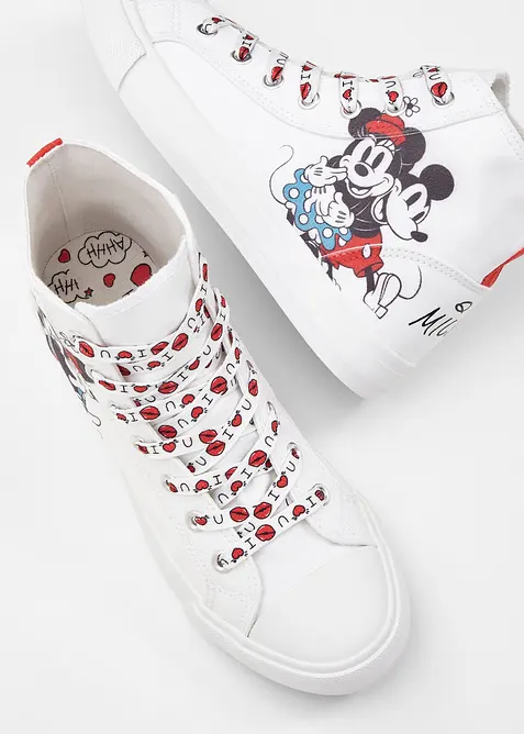 Baskets montantes Disney Mickey en toile coton, Disney