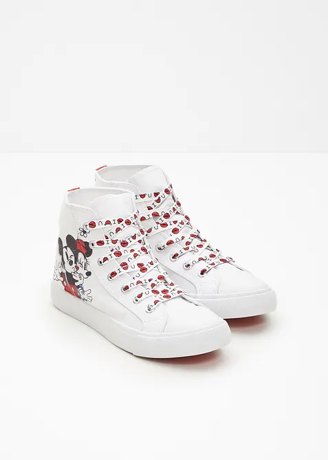 Baskets montantes Disney Mickey en toile coton, Disney