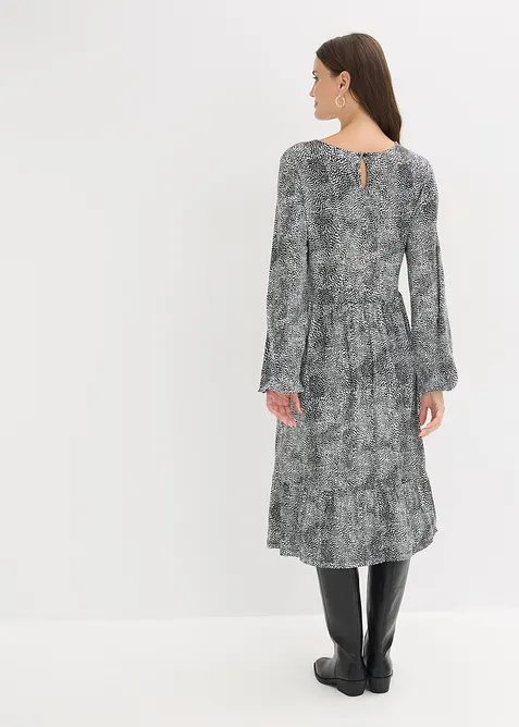 Midi-Jerseykleid aus Viskose-Mix, bonprix