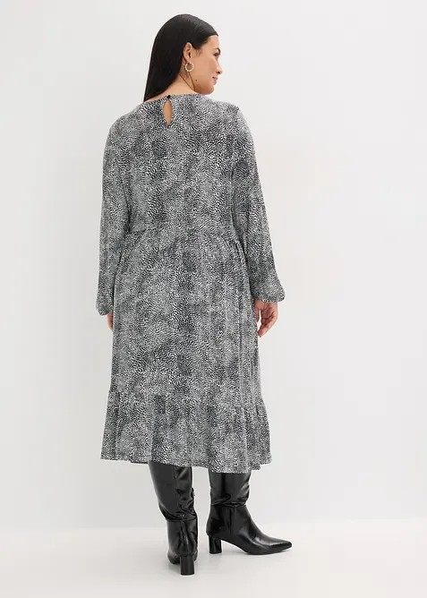 Midi-Jerseykleid aus Viskose-Mix, bonprix