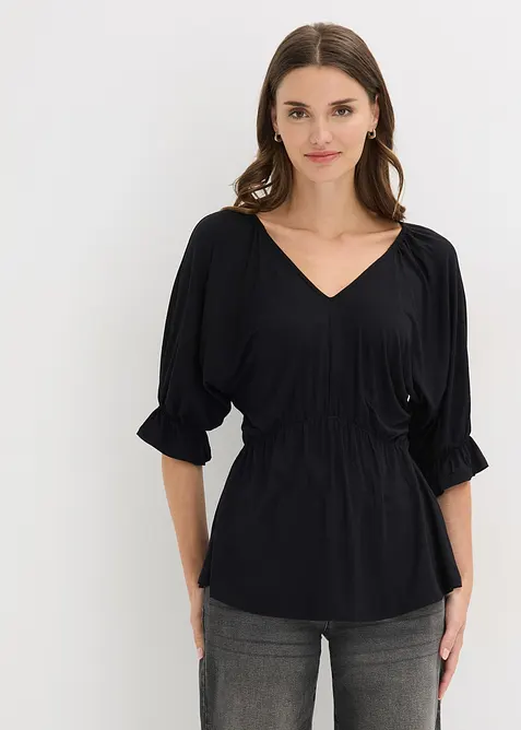 Tunika-Shirt aus Viskose-Mix, bonprix