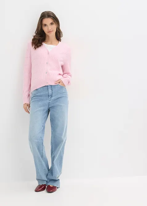 Feinstrickjacke aus Viskose-Mix, bonprix