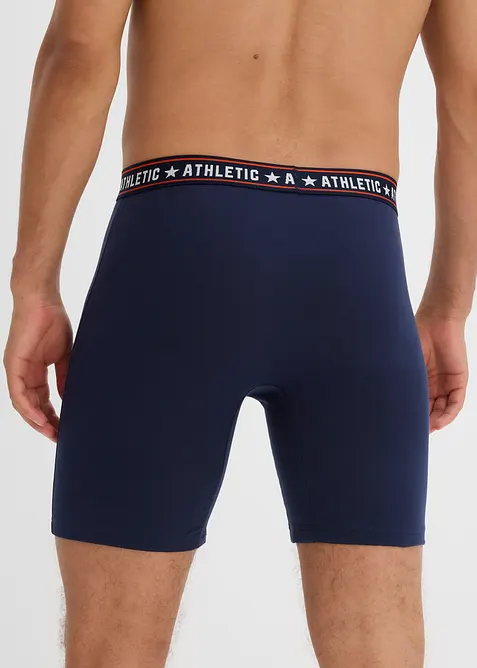 Lange Boxershorts eng mit Baumwolle (2er Pack), bonprix