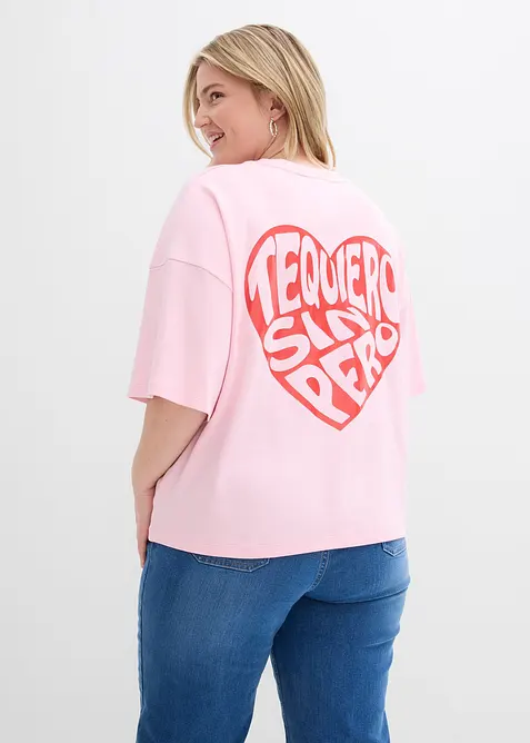 Boxy-Shirt aus schwerer Baumwolle, bonprix