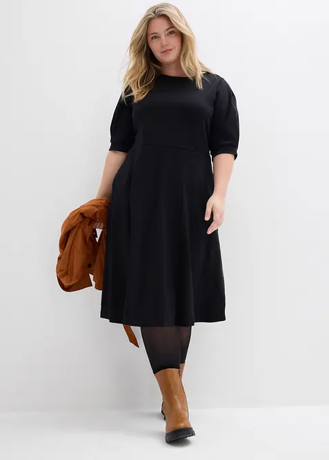 Shirtkleid aus schwerer Bio-Baumwolle, bonprix