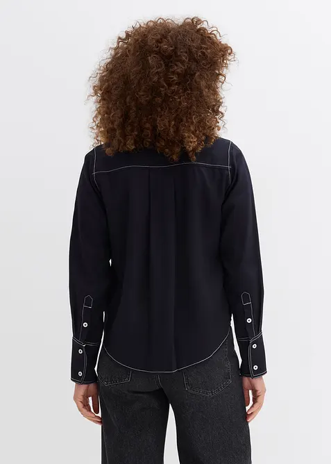 Bluse aus flie&szlig;ender Viskose, bonprix