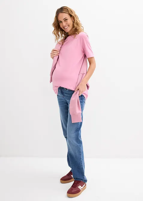 2-in-1 Umstandsjeans f&uuml;r die Schwangerschaft und danach, Loose Fit, bonprix