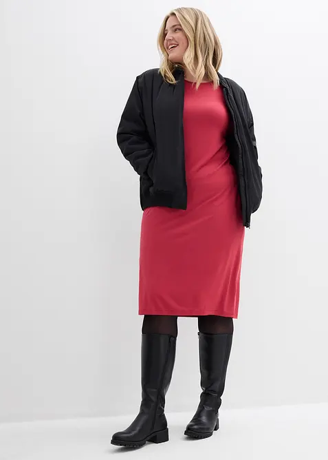 Shirt-Kleid mit 3/4-&Auml;rmeln, bonprix