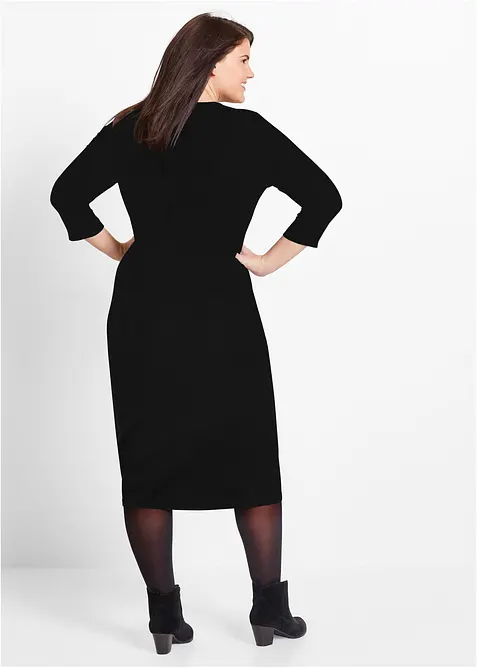Robe en jersey &agrave; manches 3/4, bonprix