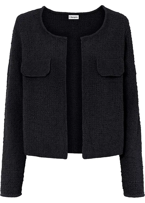 Boucl&eacute; Strickjacke, bonprix