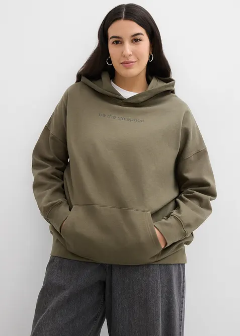 Oversize Hoodie aus reiner Bio-Baumwolle, bonprix