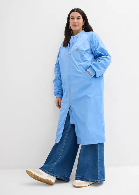 Blouson-Mantel mit Strickkragen, bonprix