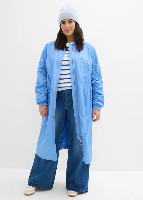 Blouson-Mantel mit Strickkragen, bonprix