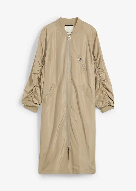 Blouson-Mantel mit Strickkragen, bonprix