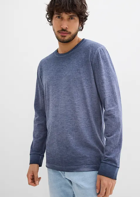 Langarmshirt aus Bio-Baumwolle (2er Pack), bonprix