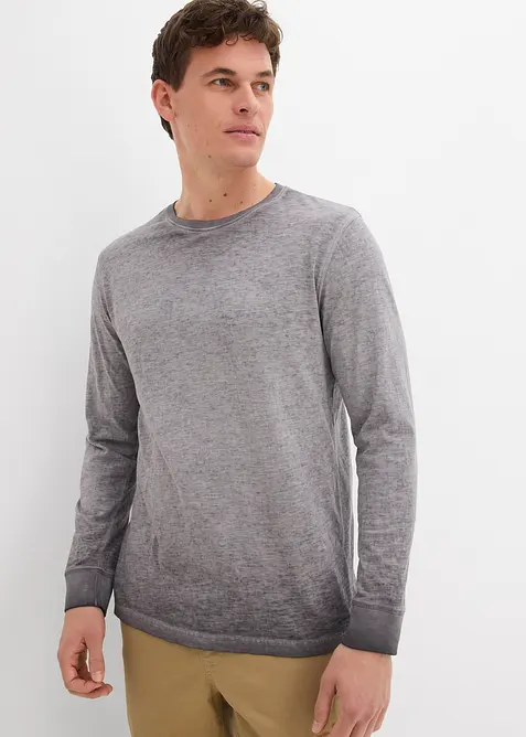 Lot de 2 T-shirts manches longues, bonprix