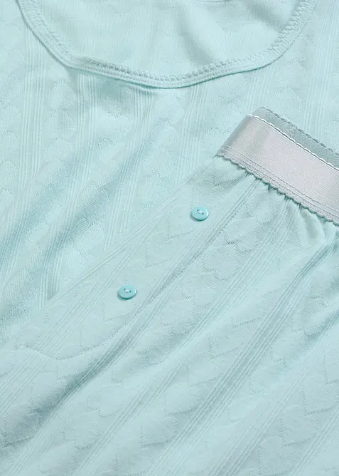 Leichter Pyjama mit Herzchenmuster, bonprix