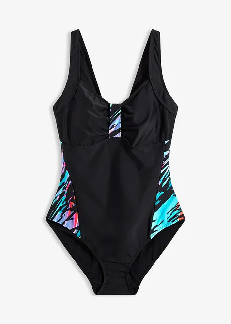 Maillot sculptantavec empi&egrave;cement imprim&eacute;s, maintien mod&eacute;r&eacute;, bonprix