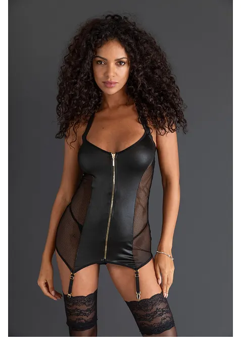 Gu&ecirc;pi&egrave;re sexy avec zip, bonprix