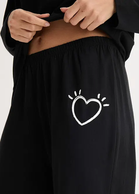 Pyjama aus weicher Baumwolle, bonprix