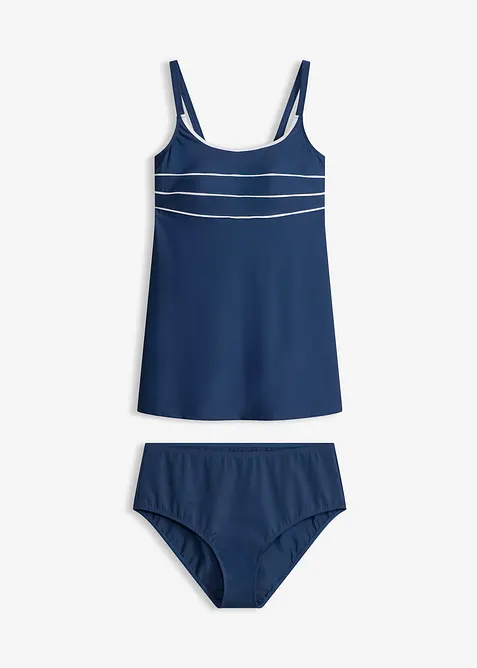 Tankini long &agrave; coutures d&eacute;coratives (ens. 2&nbsp;pces), bonprix