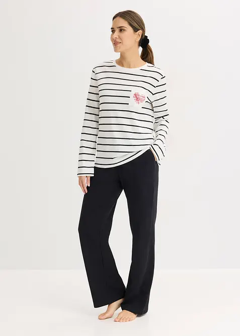 Pyjama aus reiner Baumwolle, bonprix