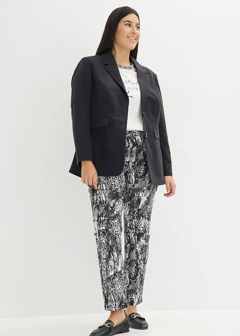 Shirt aus Bio-Baumwolle mit Applikationsband, bonprix