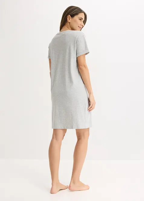 Nachthemd (2er Pack) aus reiner Baumwolle, bonprix
