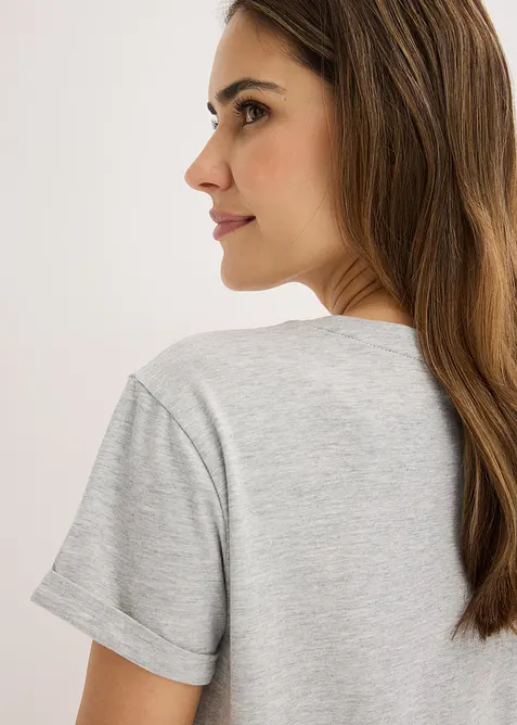 Nachthemd (2er Pack) aus reiner Baumwolle, bonprix