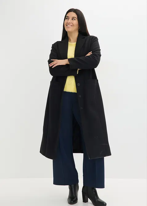 Ajour-Pullover mit Federgarn, bonprix