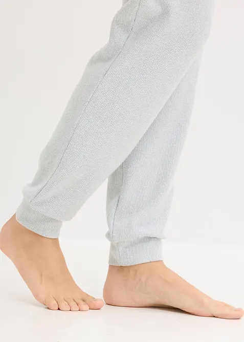 Hausanzug aus softem Waffeljersey, bonprix