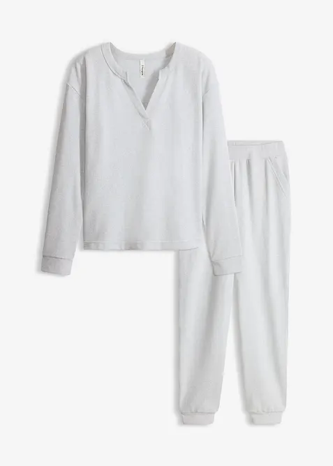 Hausanzug aus softem Waffeljersey, bonprix