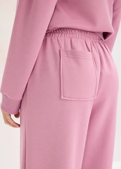 Hausanzug aus Scuba mit verk&uuml;rztem Oberteil, bonprix