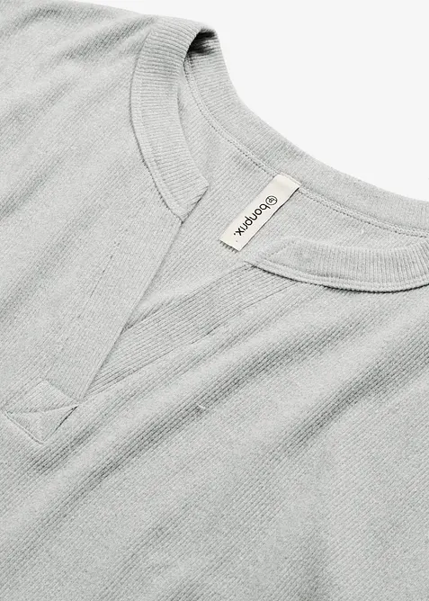 Homewear Kleid aus weicher Rippe, bonprix