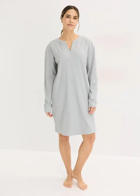 Homewear Kleid aus weicher Rippe, bonprix