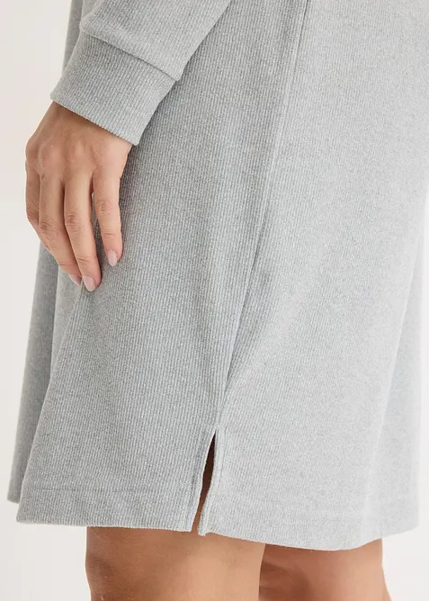 Homewear Kleid aus weicher Rippe, bonprix