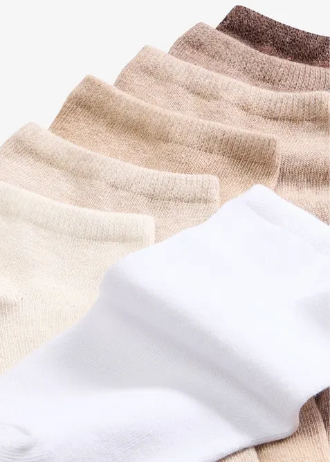 Sneakersocken mit Bio-Baumwolle (8er Pack), bonprix
