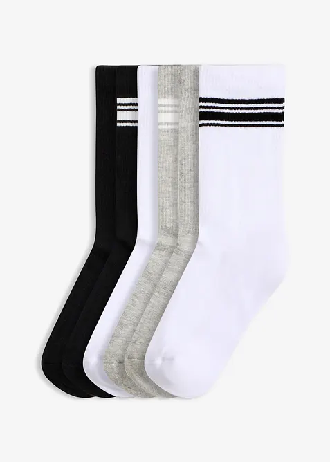 Tennissocken mit Bio-Baumwolle (6er Pack), bonprix
