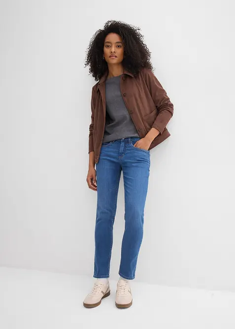 Jean slim taille mi-haute, bonprix