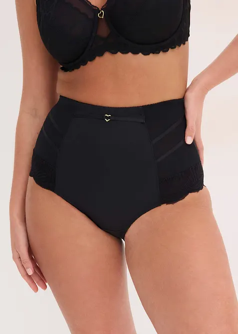 Slip sculptant avec dentelle, maintien mod&eacute;r&eacute;, bonprix