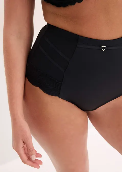 Slip sculptant avec dentelle, maintien mod&eacute;r&eacute;, bonprix