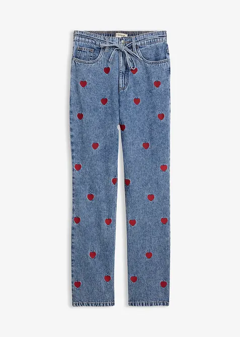 Loose Straight-Jeans High Waist, bonprix