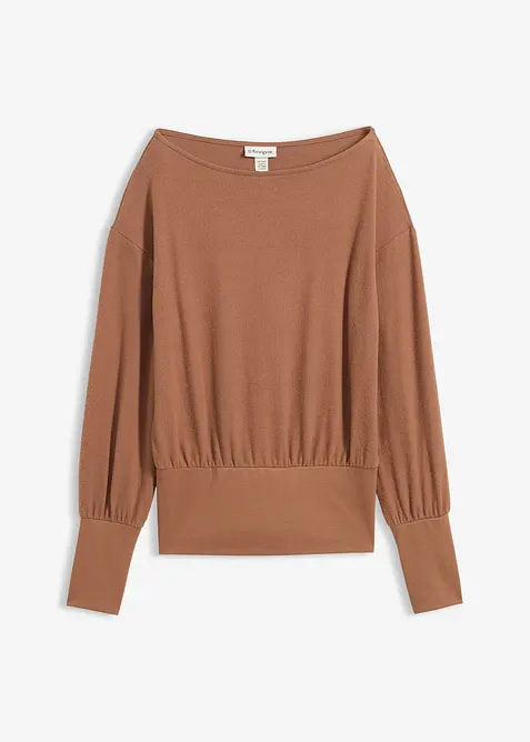 Langarmshirt aus softem Viskose-Mix, bonprix