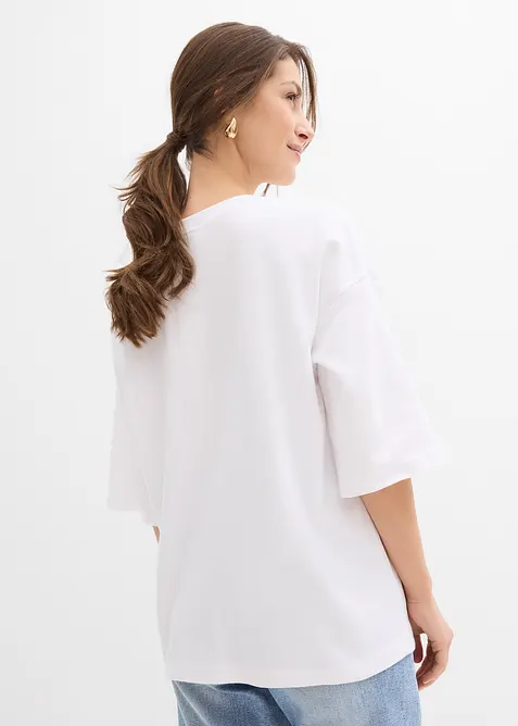 Oversize-Shirt aus reiner Bio-Baumwolle, bonprix