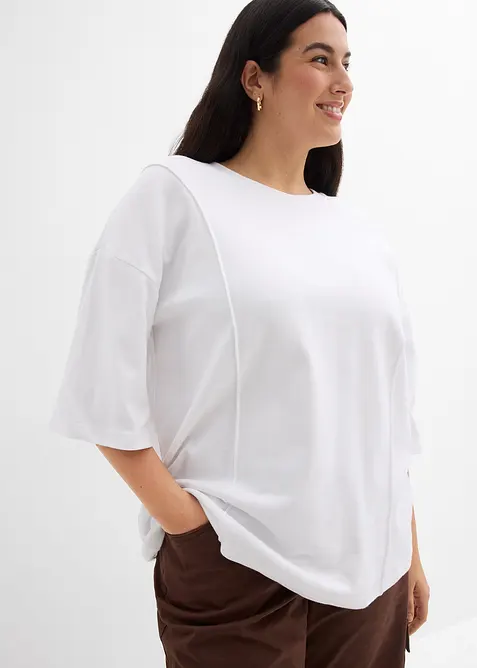T-shirt oversize 100% coton, bonprix